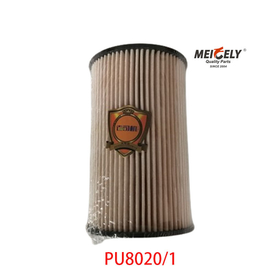 Voorraad PU8020/1 Truck Spare Parts Fuel Filter Element Voor SINOTRUK