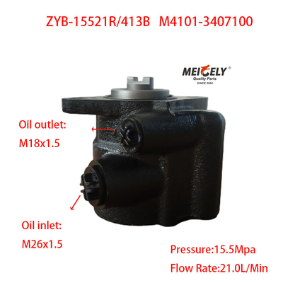 Voorraad ZYB-15521R/413B Yuchai stuurpomp M4101-3407100