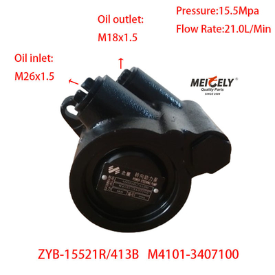 Voorraad ZYB-15521R/413B Yuchai stuurpomp M4101-3407100