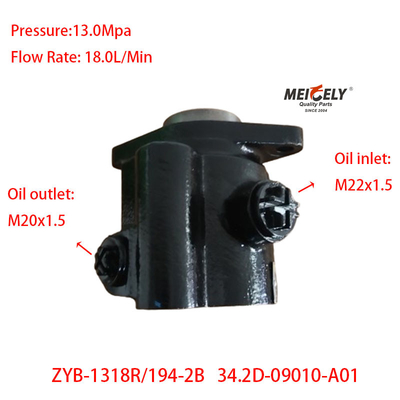 Voorraad Nieuwe Dongfeng Jiatai ZYB-1318R/194-2B Servo Steering Pump
