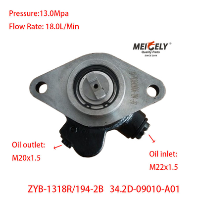 Voorraad Nieuwe Dongfeng Jiatai ZYB-1318R/194-2B Servo Steering Pump