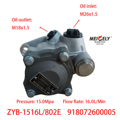 918072600005 Sany Steering Booster Pump voor zware industrie