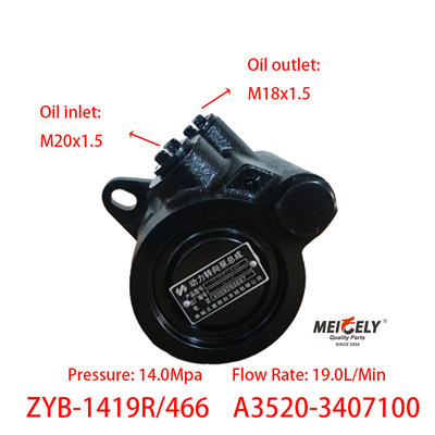 ZYB-1419R/466 Steering Booster Pump A3520-3407100 Voor YC6108ZLQB
