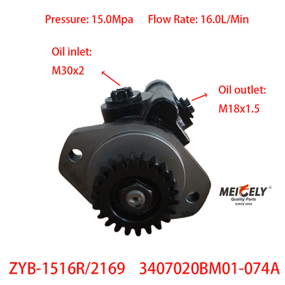 SHACMAN F3000 Nieuwe Weichai Motor 3407020BM01-074A stuurpomp