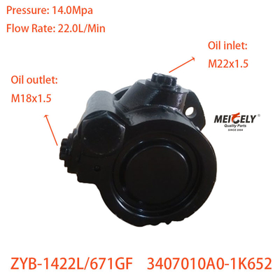 Vermogensbesturingspomp voor Cummins ISDE dieselmotoren ZYB-1422L/671GF