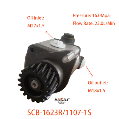 SCB-1623R/1107-1S WD12 serie 19 tandsturingpomp voor Weichai