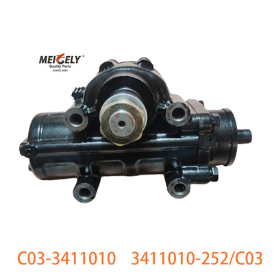 C03-3411010 Voor FAW Jiefang Dual Front Axle Steering Gear Assembly
