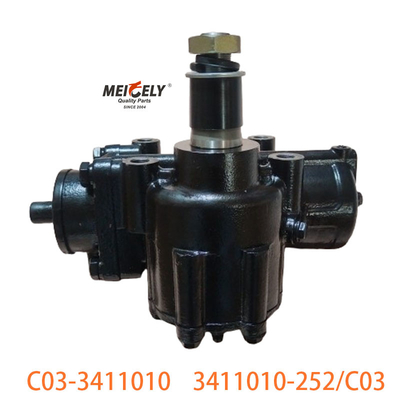C03-3411010 Voor FAW Jiefang Dual Front Axle Steering Gear Assembly