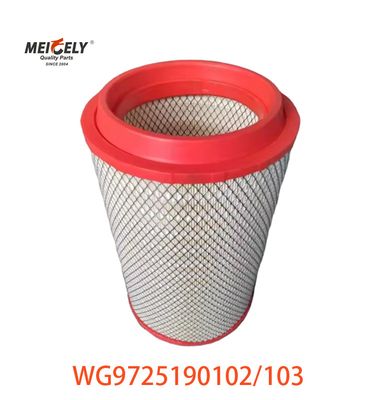 Air Filter Core WG9725190102 Voor SINOTRUK HOWO WG9725190103