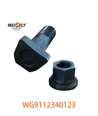 Standaardgrootte wielbout en moer voor SINOTRUK HOWO Truck Parts WG9112340123