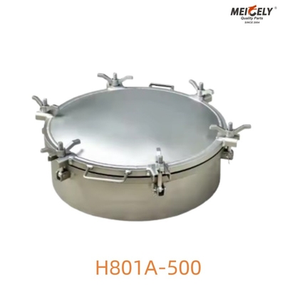 Lastype roestvrij staal H801A-500 Manhole Cover Voor tanktruck