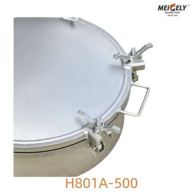 Lastype roestvrij staal H801A-500 Manhole Cover Voor tanktruck