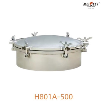 Lastype roestvrij staal H801A-500 Manhole Cover Voor tanktruck
