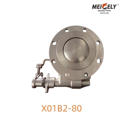 X01B2-80 Cleanflow Foot Valve Ultrahygiënische oplossing voor tanktrucks