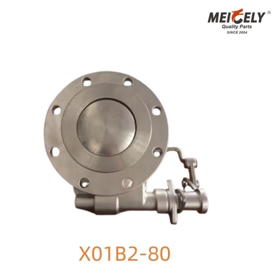 X01B2-80 Cleanflow Foot Valve Ultrahygiënische oplossing voor tanktrucks