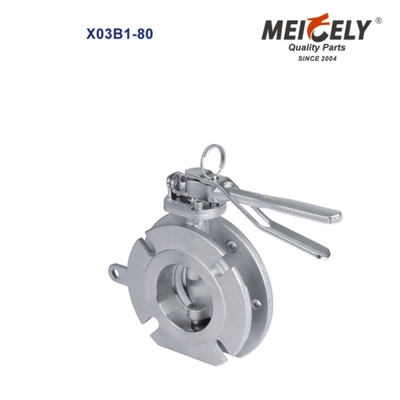Sanitary Aseptic Sampling Valve Flange Widdop Butterfly Valve Voor Water Tank Truck