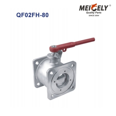 Hoogwaardige ONE-PC Ronde / Vierkante Flange Ball Valve QF02YH-80 QF02FH-80 Voor Tank