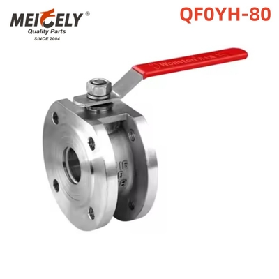 Hoogwaardige ONE-PC Ronde / Vierkante Flange Ball Valve QF02YH-80 QF02FH-80 Voor Tank