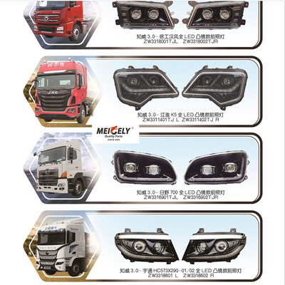 Nieuw type Full LED koplamp voor JAC K5 Hino 700 Yutong zware vrachtwagens