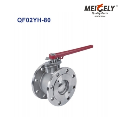 Hoogwaardige ONE-PC Ronde / Vierkante Flange Ball Valve QF02YH-80 QF02FH-80 Voor Tank